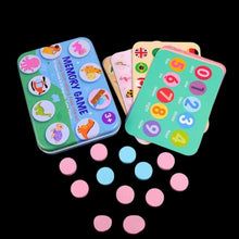 Memory game in tin
