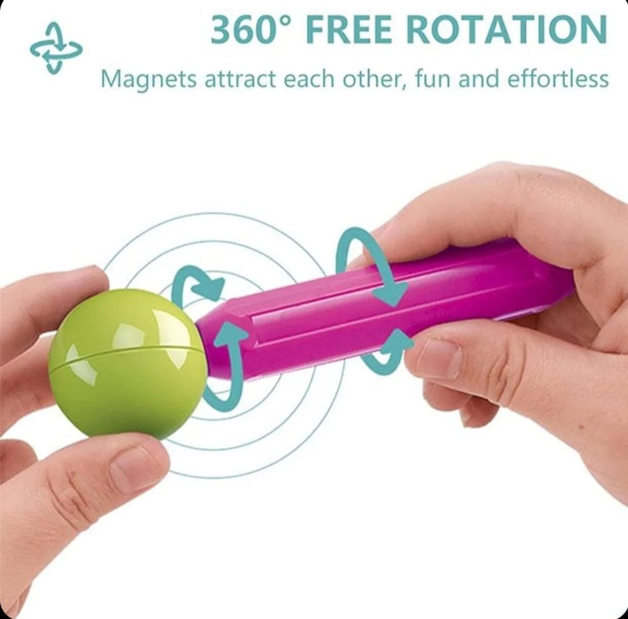 magnetic sticks and building blocks