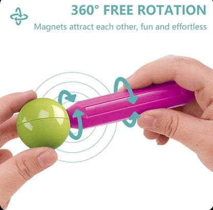 magnetic sticks and building blocks