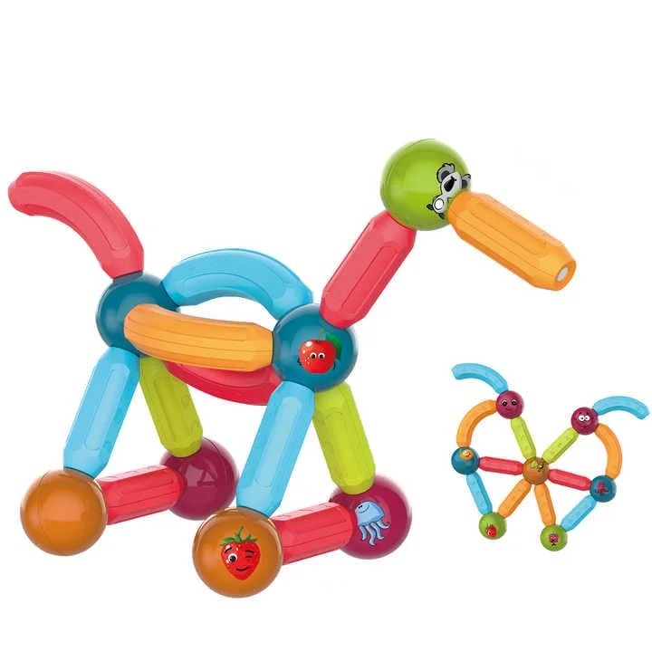 magnetic sticks and building blocks