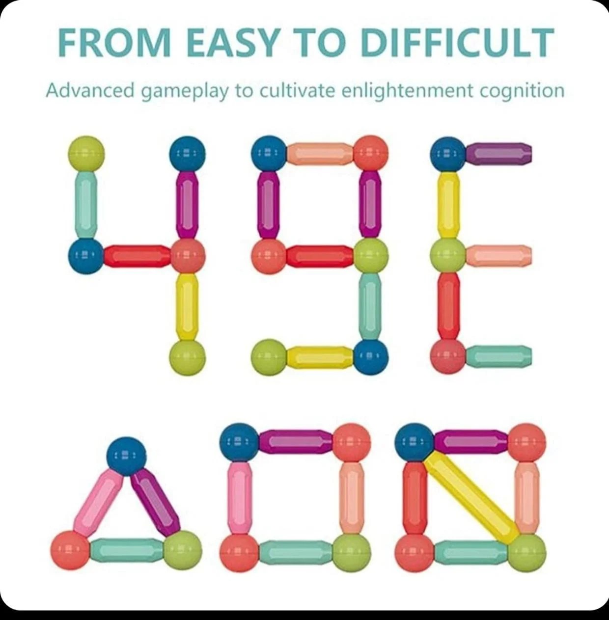 magnetic sticks and building blocks