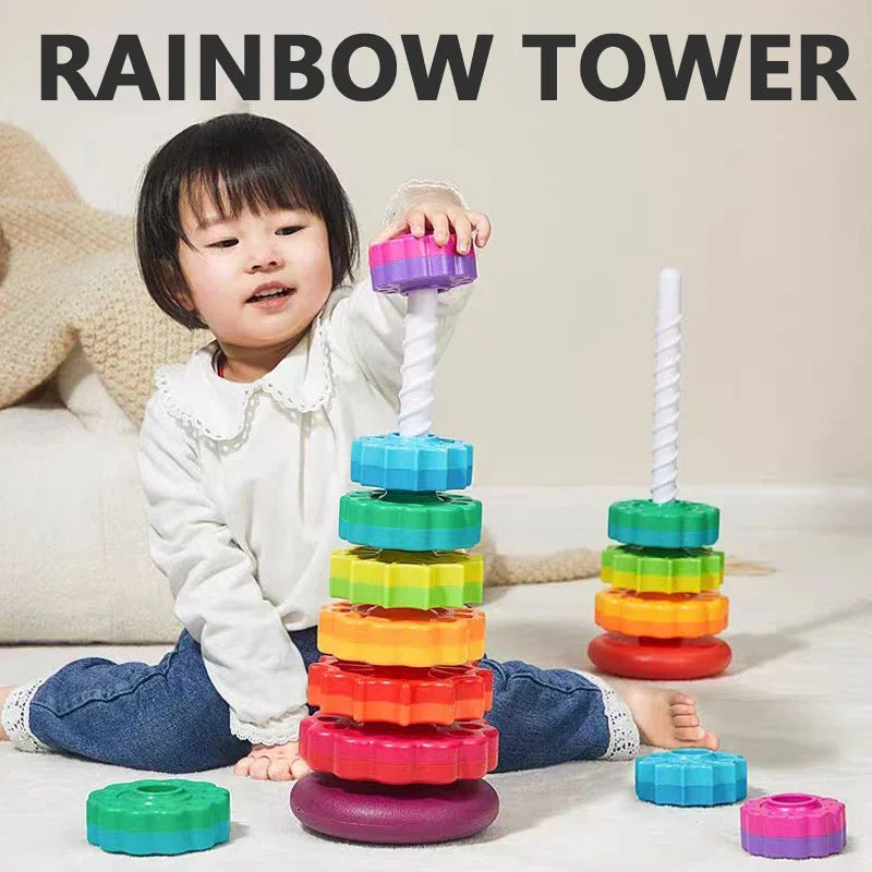 Spinning Rainbow tower