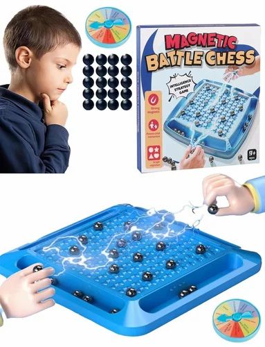 Magnetic battle chess