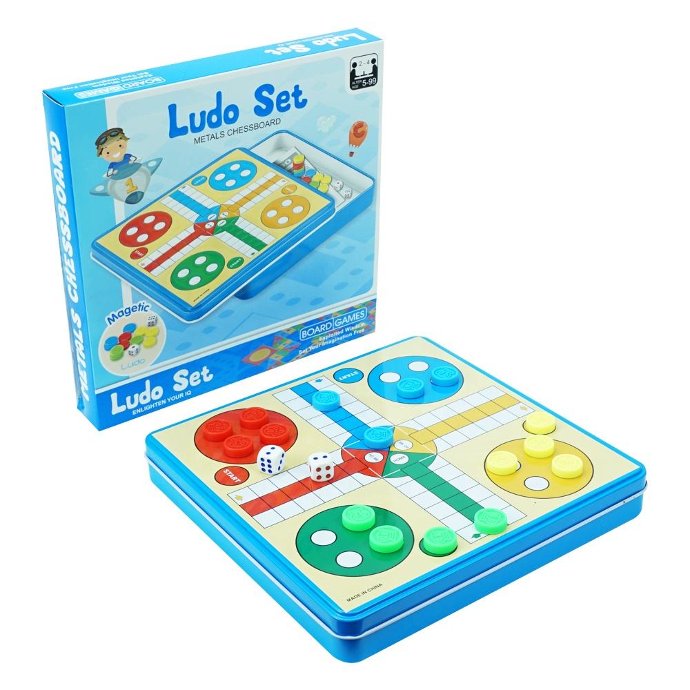 Magnetic 2-in-1 Luddo and Snakes N Ladder Game