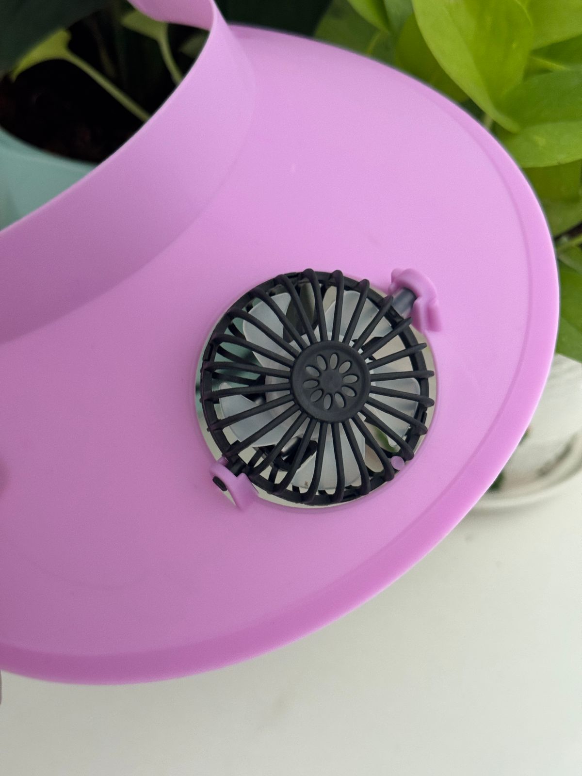 Visor Hat With Fan