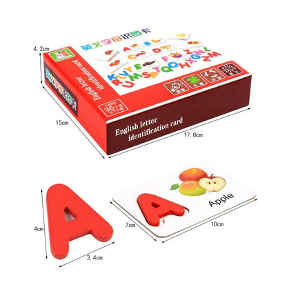 English Letter Identification Card