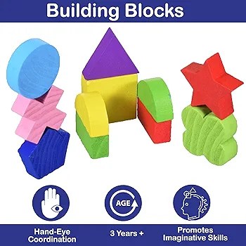 3 set of Shape Puzzle Board
