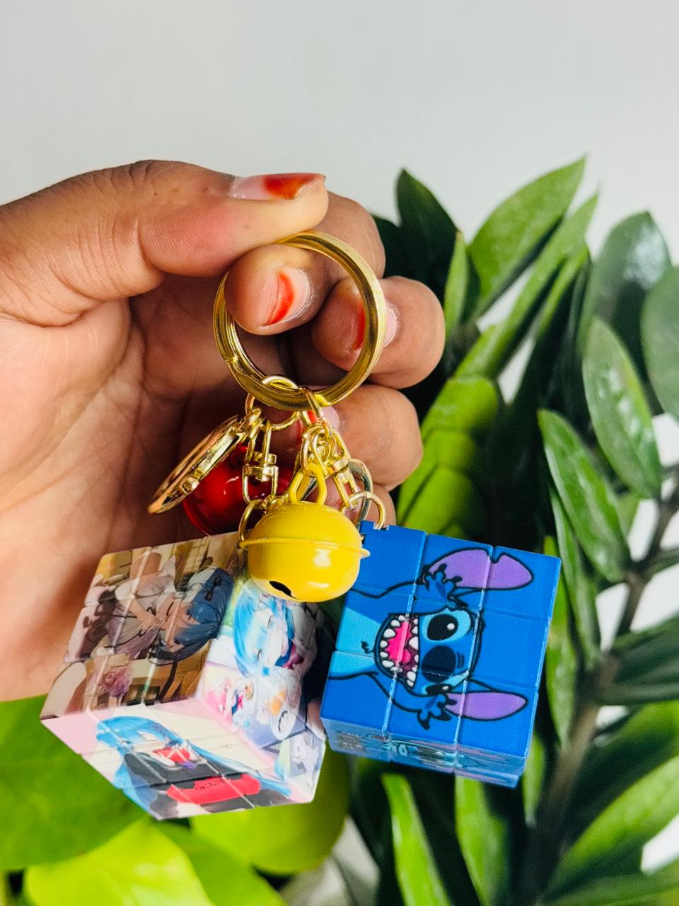 Puzzle keychain
