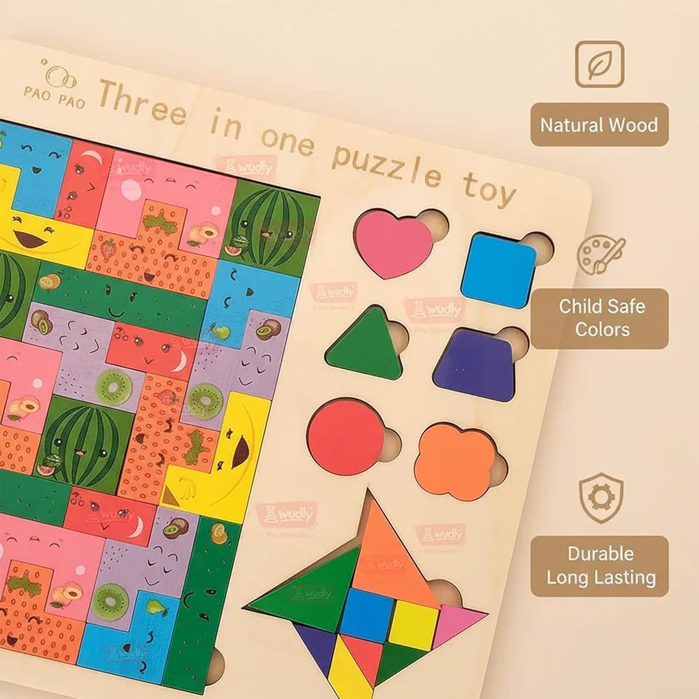3 in 1 puzzle toy