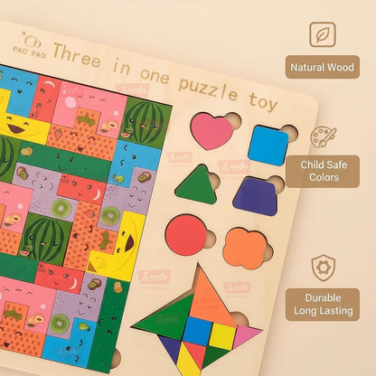 3 in 1 puzzle toy