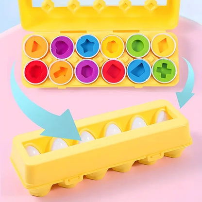 Shapes / Numbers sorting egg set