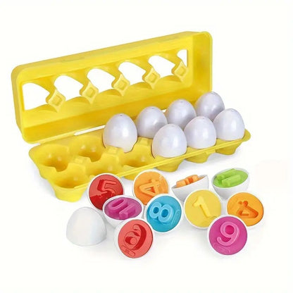 Shapes / Numbers sorting egg set