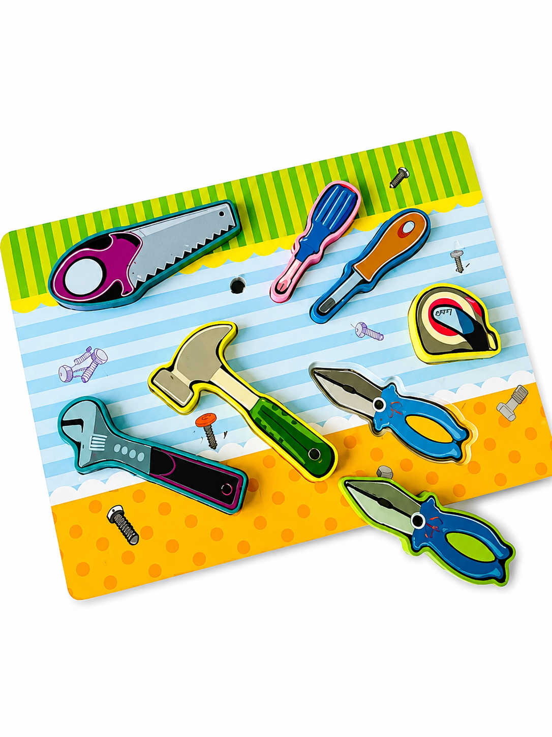 Montessori wooden Puzzle Board