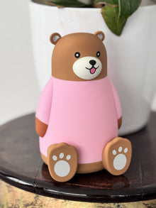 3D Teddy Glass Bottle
