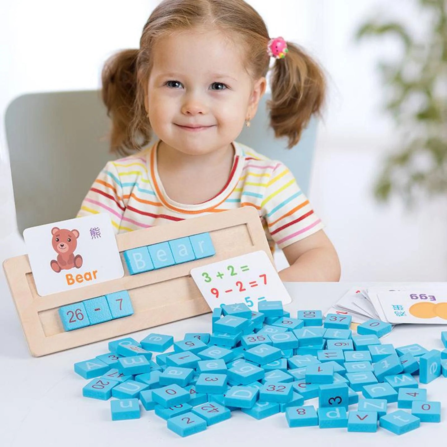 Alphanumeric teaching aids