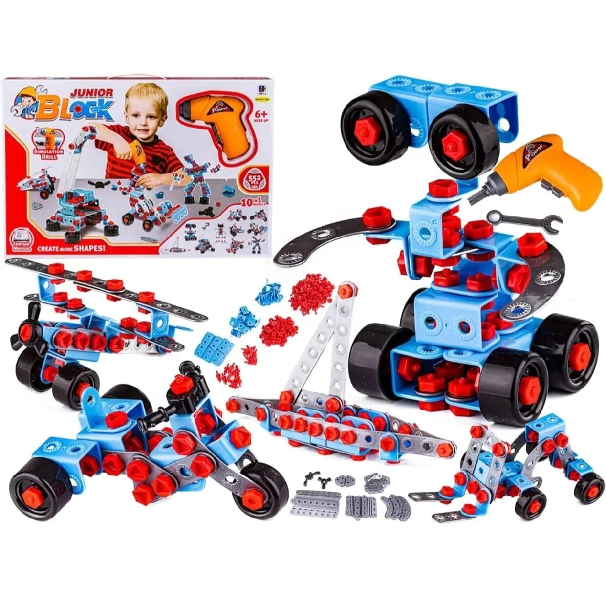 Junior Blocks [286 pcs ] with drill