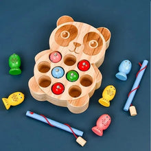 Wooden Panda fishing game