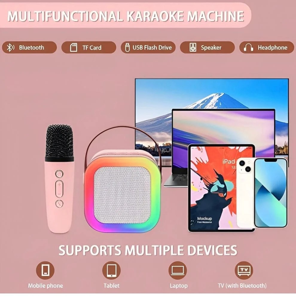 karaoke speaker [{with mike