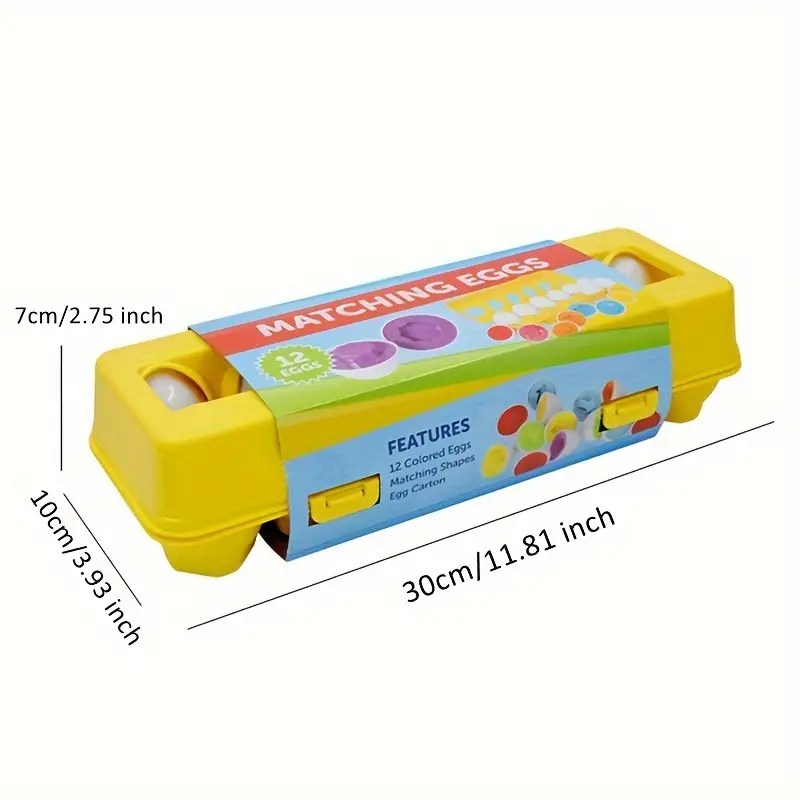 Shapes / Numbers sorting egg set