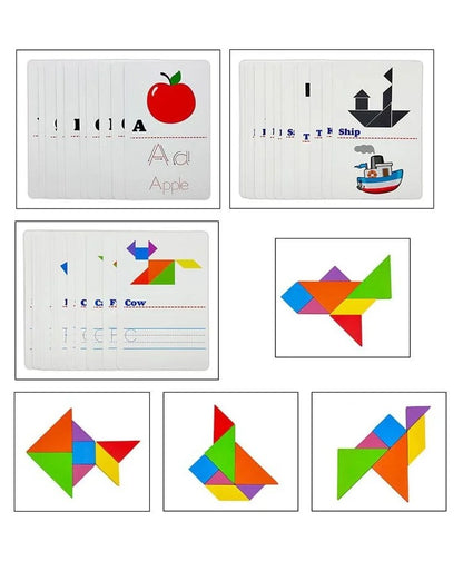 Tangram Letter Writing Card