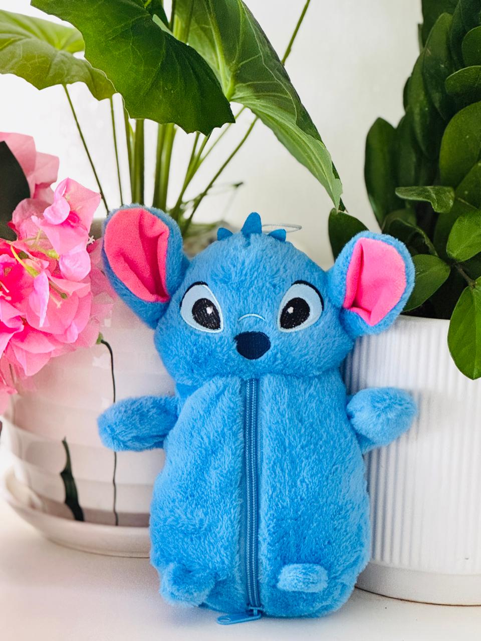 soft plush pouches