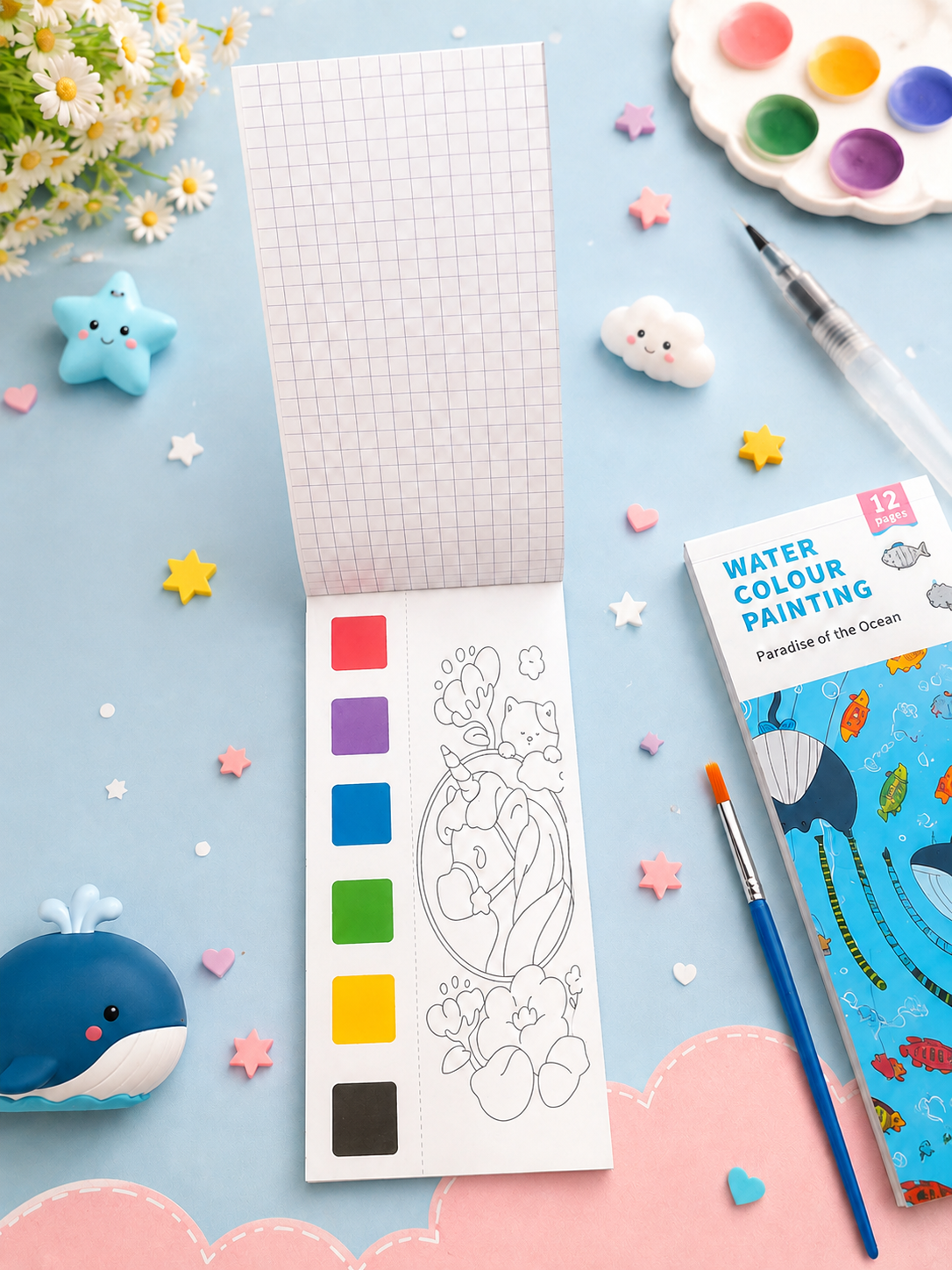 Water colouring book