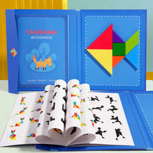 Mini magnetic  tangram book