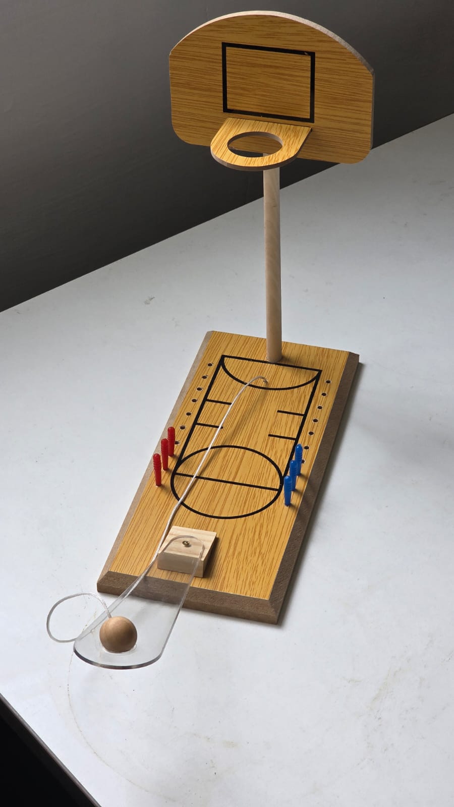 Wooden Desktop Basketball Game