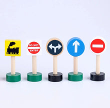 WOODEN TRAFFIC SIGNS