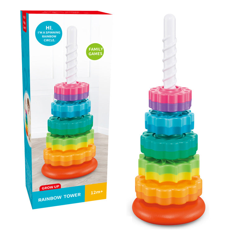 Spinning Rainbow tower