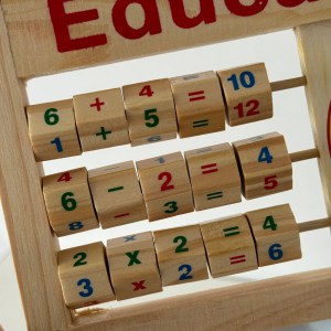 DOUBLE SIDED WOODEN WRITING BOARD