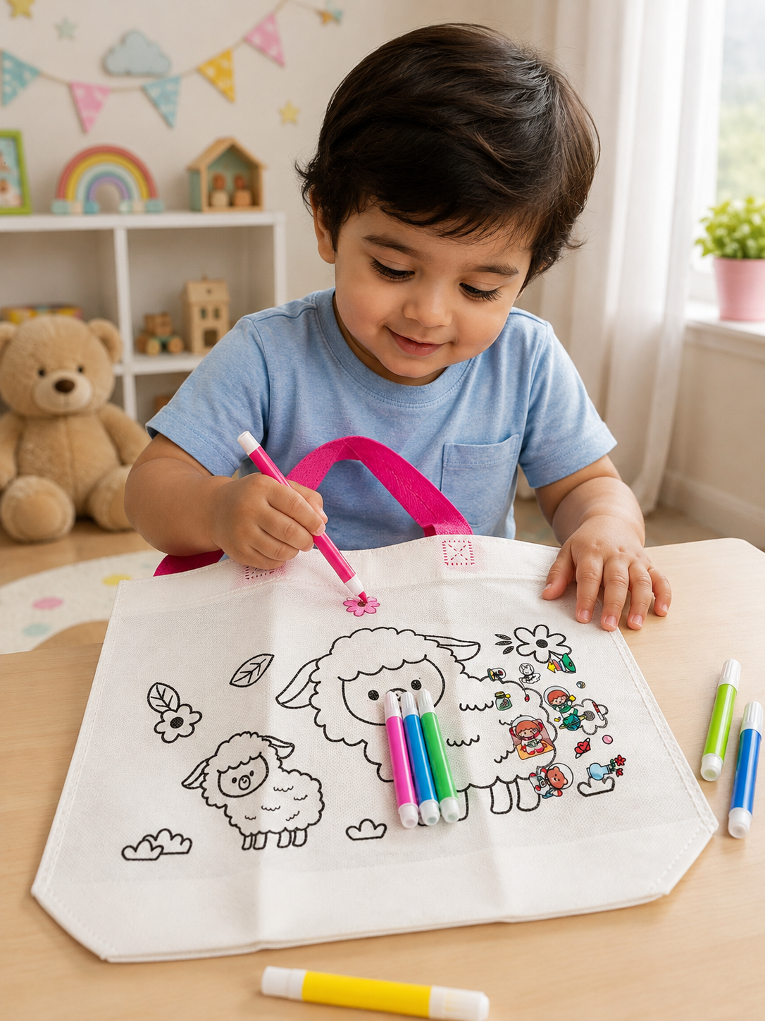 Colouring bag
