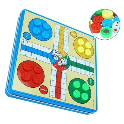 Magnetic 2-in-1 Luddo and Snakes N Ladder Game