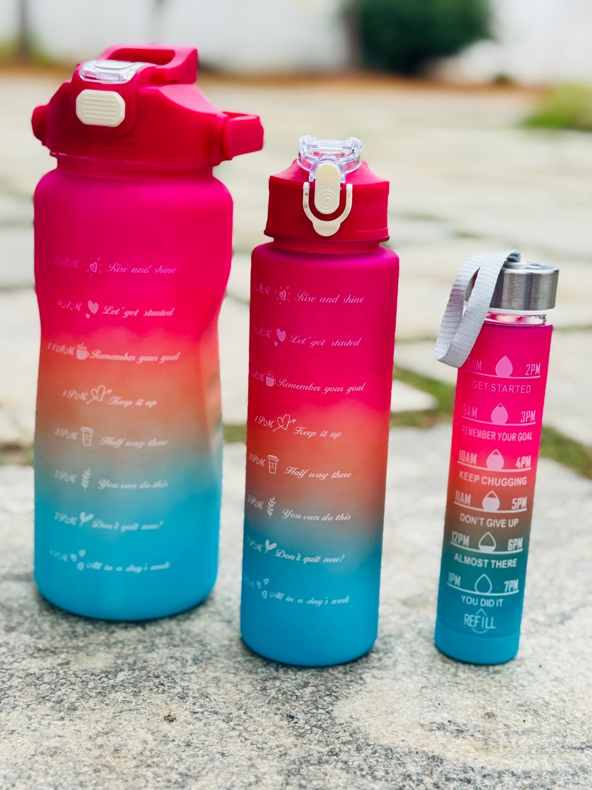 3 in 1 motivational bottle