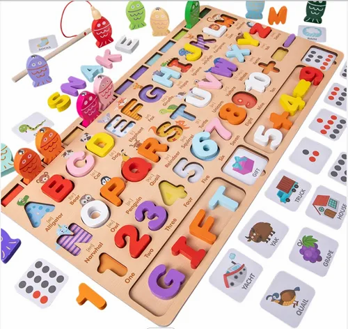 2 in one alphanumeric  fishing Board