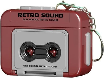 Retro  tap recorder Keychain