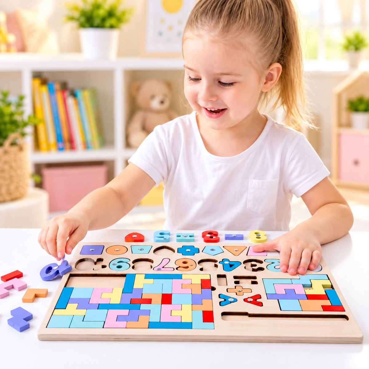 Multifunctionnal tetris board