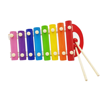 Cartoon animal hand  knock piano series