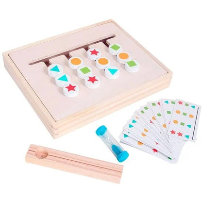 Four color maze with sandclock