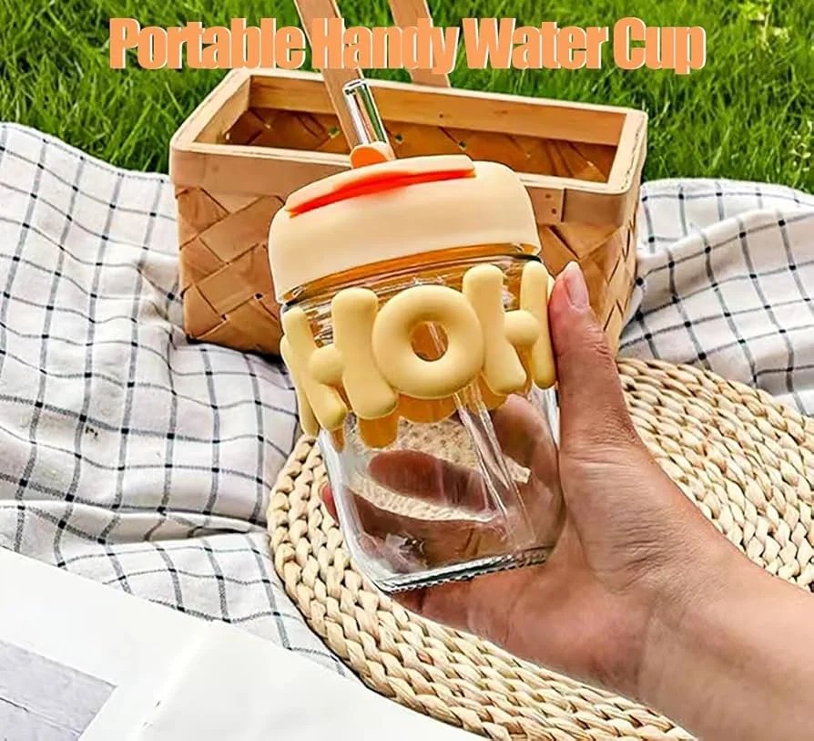 Hoho Dual sip Glass Bottle