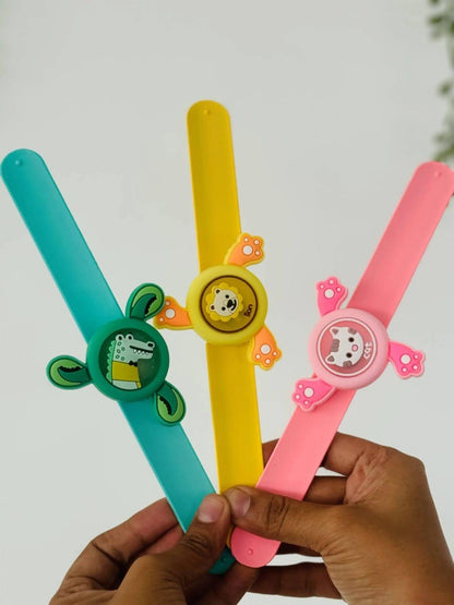 Led spinner slap band