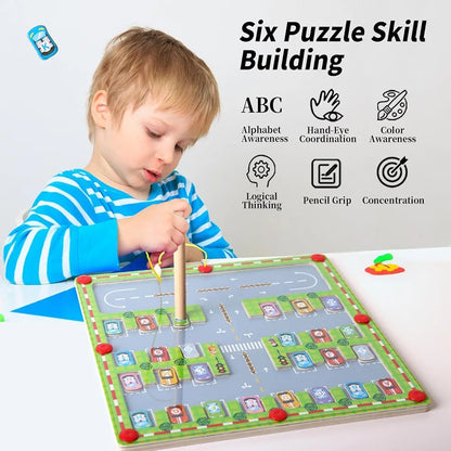 Alphabet Magnetic Maze