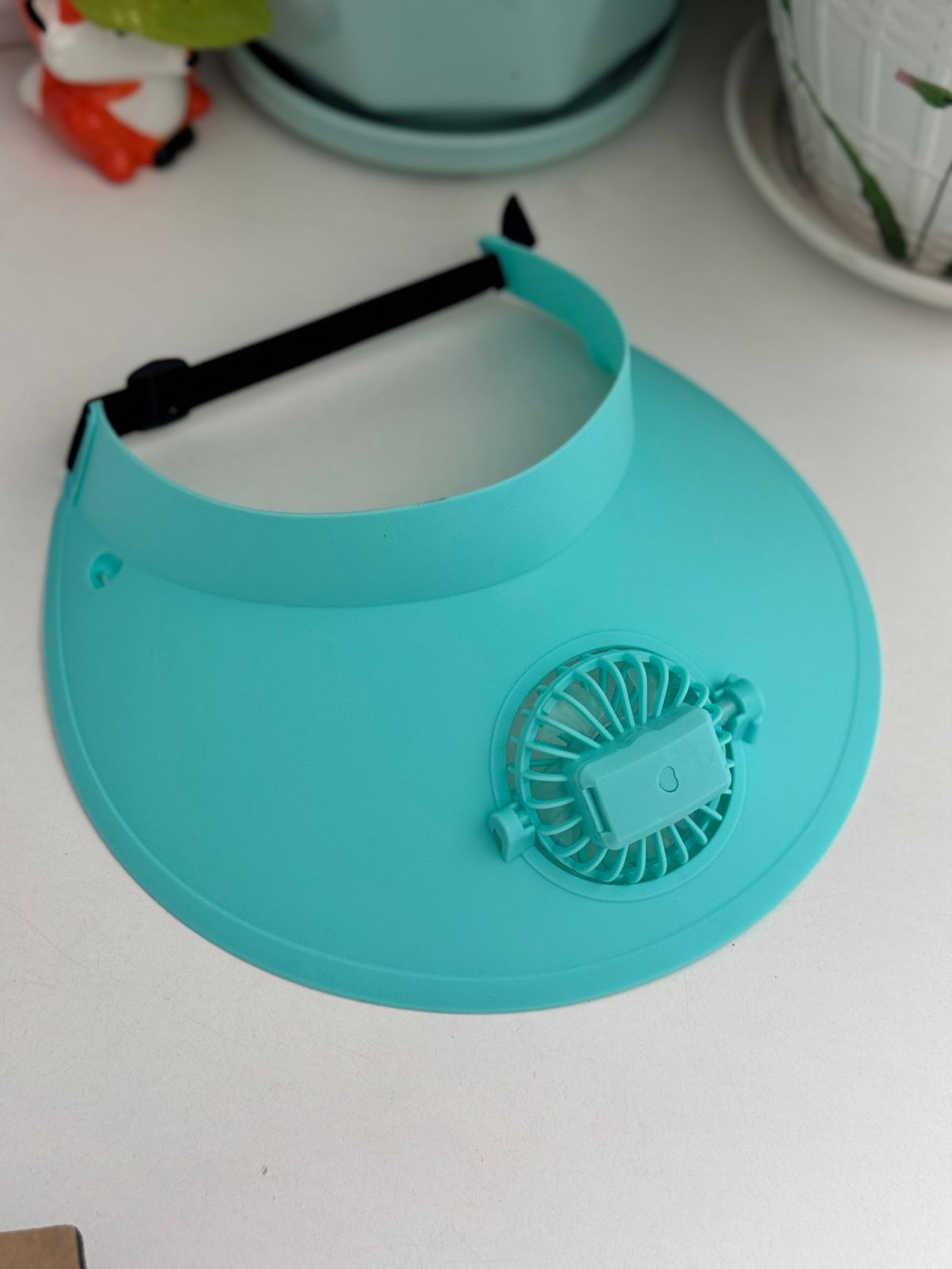 Visor Hat With Fan