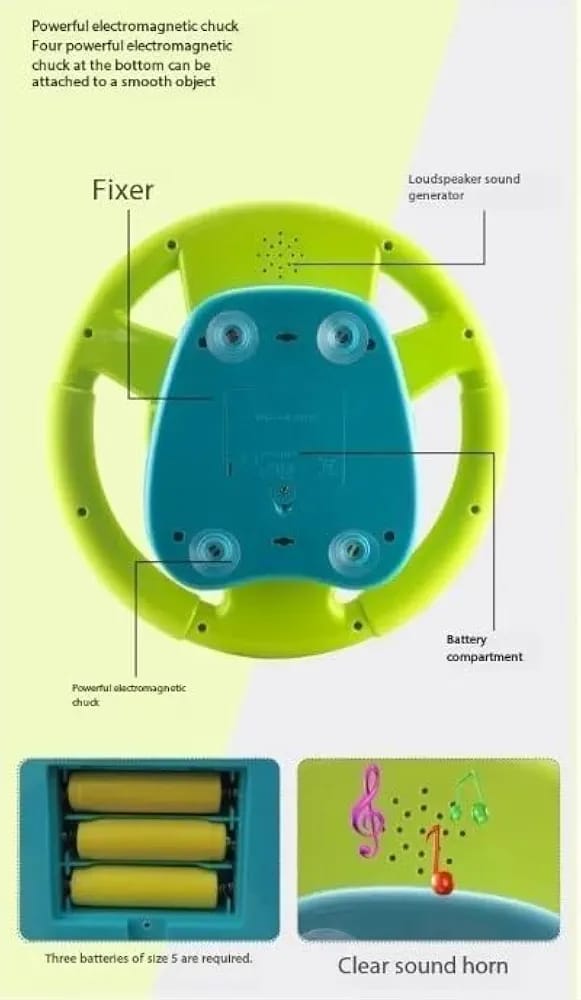 little driver [car steering/Steering wheel]