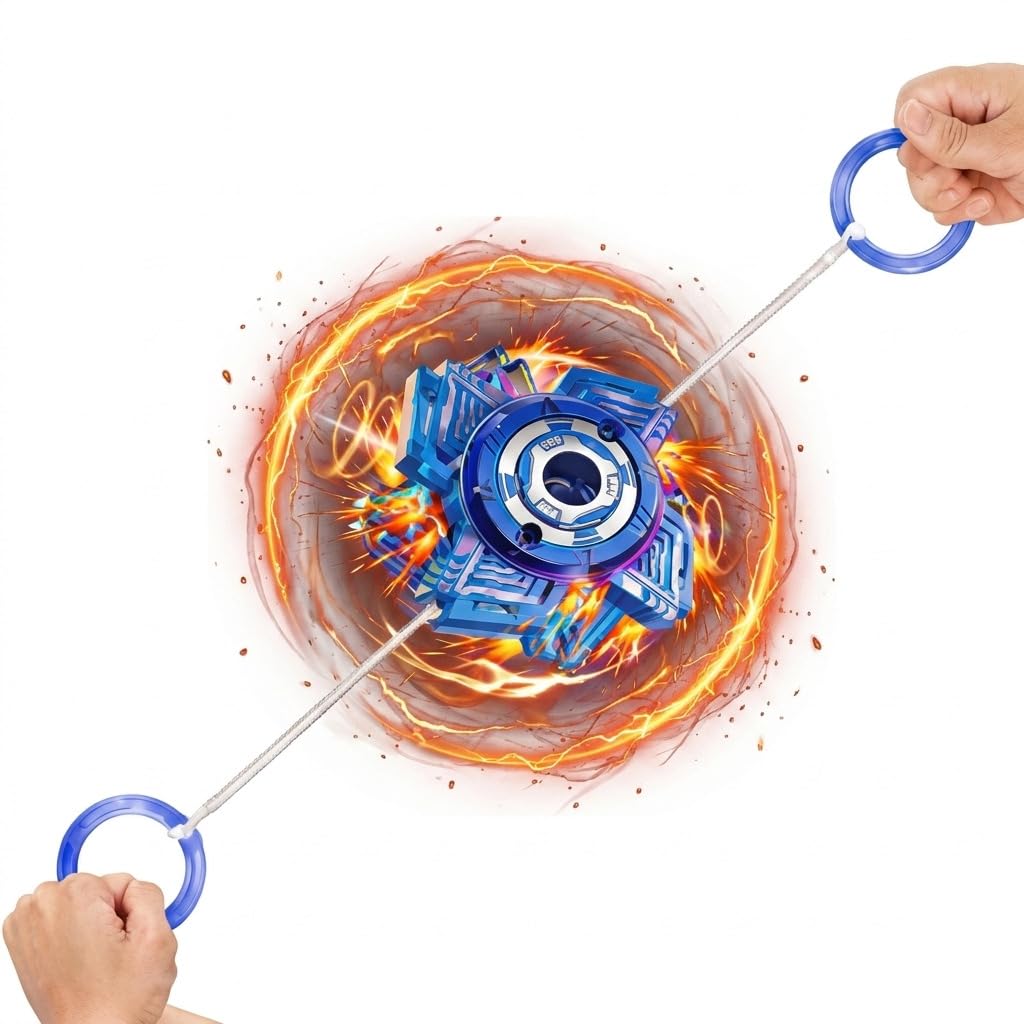 Pull-String Spinning Top