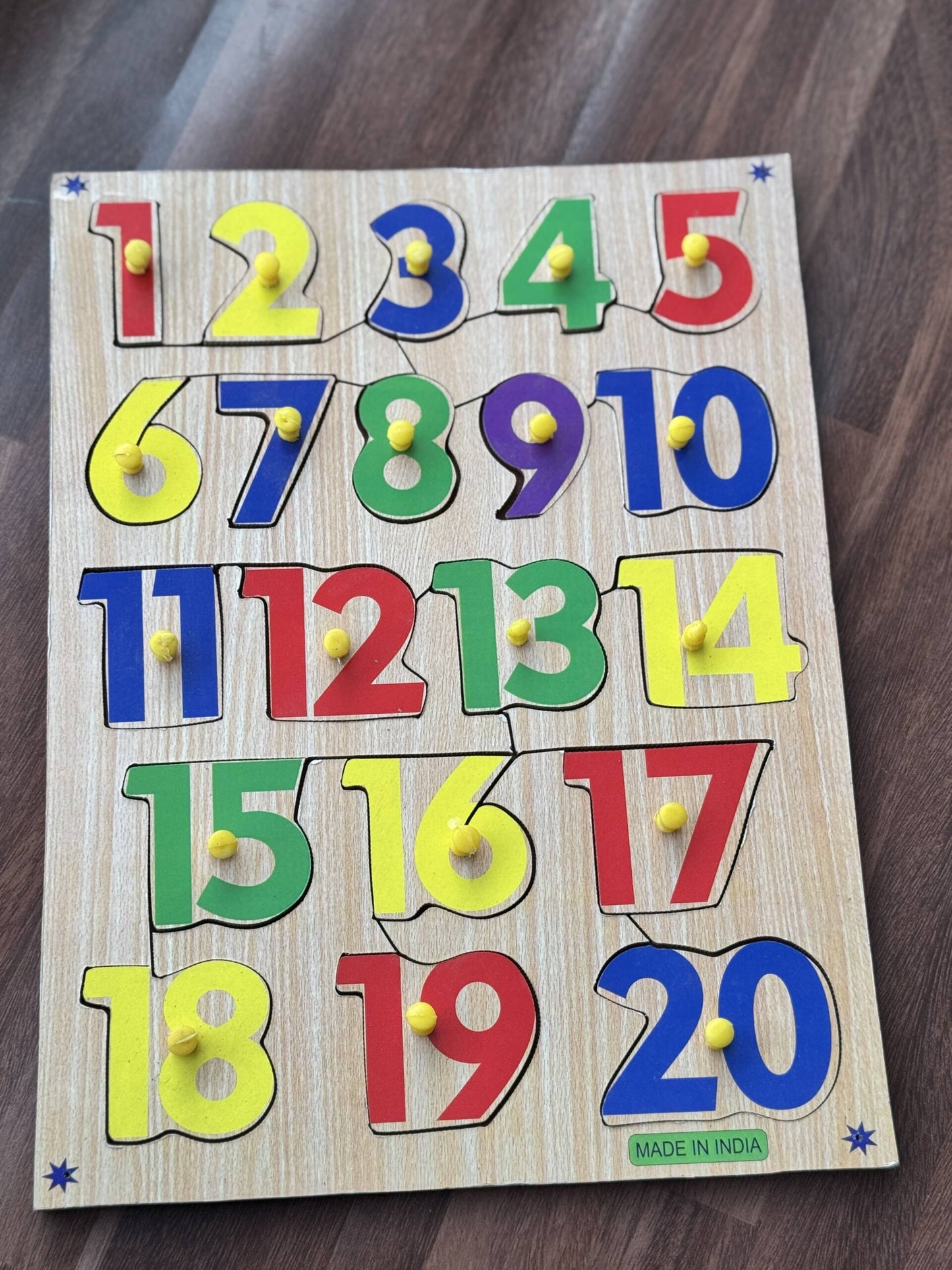 Wooden Pegboard