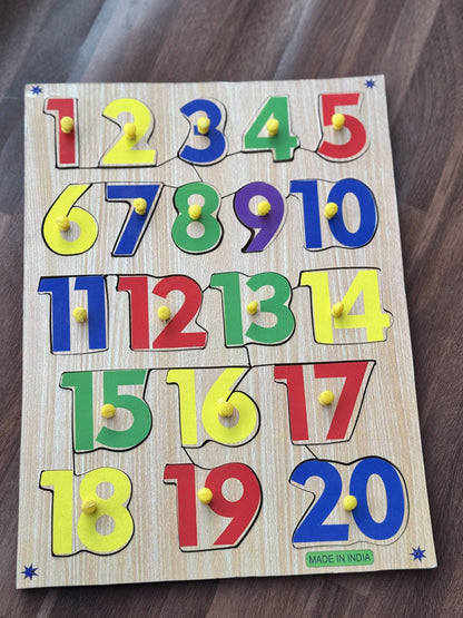 Wooden Pegboard