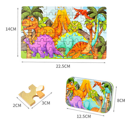 60 pcs Tin Puzzle