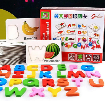 English Letter Identification Card