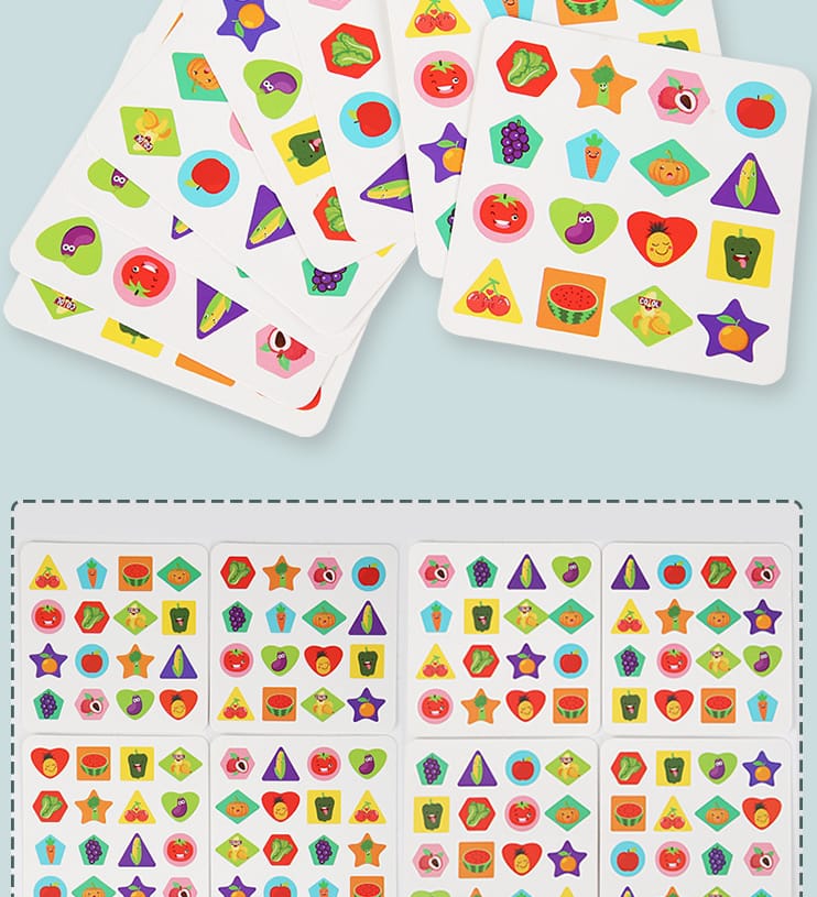 Premium Fruit and vegetable puzzle board
